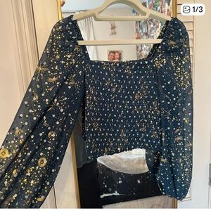 Urban outfitters glittery top